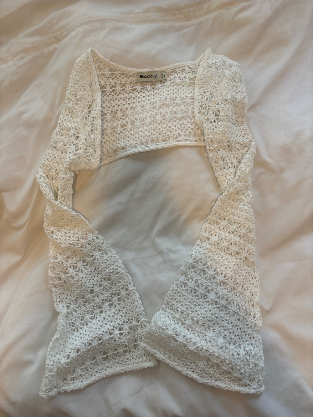 Blackbough Corinne Knit Shrug / Crocheted